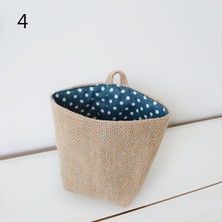 Xifu Shop C No.4 Tarzı M 12X12X17CM Keten Askılı Çantalar Elbise Dolabı Organizer Raf Banyo Kapı Duvar Askı Organizatörü (Yurt Dışından)