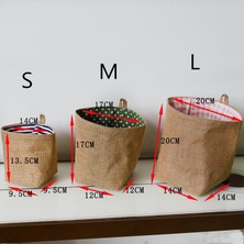 Xifu Shop C No.4 Tarzı M 12X12X17CM Keten Askılı Çantalar Elbise Dolabı Organizer Raf Banyo Kapı Duvar Askı Organizatörü (Yurt Dışından)