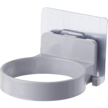 Xifu Shop C Gri Stil Duvara Monte Saç Kurutma Makinesi Banyo Rafı Depolama Saç Kurutma Makinesi Tutucu Için Inovatif 1 Adet (Yurt Dışından)