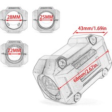 Knmaster Motosiklet Koruma Demiri Takozu Koruma Plastiği (22, 25, 28MM Çap)