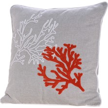 Coral Kırlent 50 x 50 - Kiremit