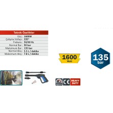 Cmc Yüksek Basınçlı Yıkama Makinesi 135 Bar