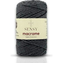 Premium Koton Pamuk Makrome İpi 2mm Cotton Zincir Makrome Çanta İpi Supla İpi Koton İp