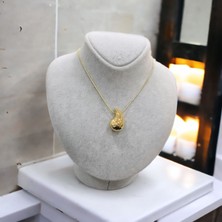 Mat Store Çelik Kararmaz Bottega Göz Yaşı Damla Kolye