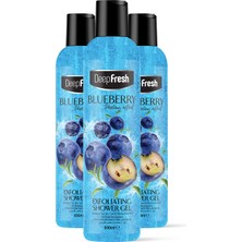 Deep Fresh Arındırıcı Duş Jeli Yaban Mersini 3 x 400 ml