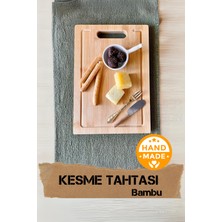 Asaf Atelier El Yapımı | Bambu | Ahşap Kesme Tahtası 34 x 24 cm