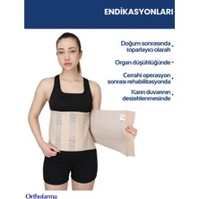 Abdominal Karın Doğum Sonrası Toparlayıcı Destekleyici Sezeryan Korse