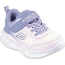 Skechers Skechers Sola Glow - Ombre Deluxe Küçük Kız Çocuk Gri/Açik Pembe Işıklı Spor Ayakkabı 303714N Gylp