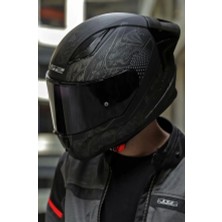 LS2 Rapıd 2 Race Crypt Mat Siyah Kask
