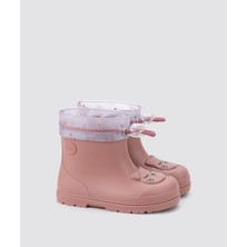 Igor W10322-396 Kız Çocuk Yağmur Çizmesi Mendi Gato Pembe Düz Topuklu Su Geçirmez Özellikli