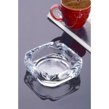 Bev Kitchen Cam Kristal Kare Kül Tabağı