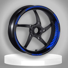 Gogo Jant Şeridi Reflektör Mavi Universal Racing
