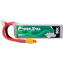 Power-Xtra PX1800XT4S - 4S1P - 14.8V 1800 Mah Li-Polymer Pil -80C