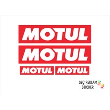 Seç Reklam Motul Sticker 4'lü Çok Amaçlı Sticker