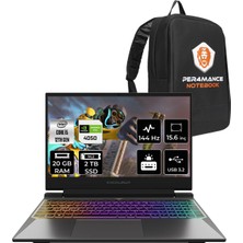 Casper Excalibur Intel Core I5 12450H 20GB 2tb SSD RTX4050/6GB 15.6" Fhd 144Hz Fdos Taşınabilir Bilgisayar G870.1245-BFA0X-B & Per4 Çanta G8701245BFA0XBP319