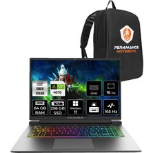 Casper Excalibur Intel Core I9 13900HX 64GB 256GB RTX4070/8GB 16" Qhd 165Hz W11H Taşınabilir Bilgisayar G911.1390-EX70X-C & Per4 Çanta G9111390EX70XCP371