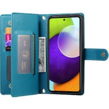 Manyi Mall Samsung Galaxy A52S Cüzdan Bölmesi Kickstand Kart Yuvaları Için Flip Case (Yurt Dışından)