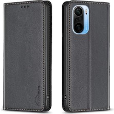 Manyi Mall Xiaomi Redmi Için Flip Case K40/K40 Pro Iş Pu Deri Çoklu Kart Yuvası (Yurt Dışından)