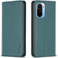 Manyi Mall Xiaomi Redmi Için Flip Case K40/K40 Pro Iş Pu Deri Çoklu Kart Yuvası (Yurt Dışından)