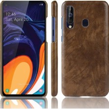 Manyi Mall Samsung Galaxy A60 Için Retro DURUMDA/M40 Lychee Desen Uyumluluk Anti (Yurt Dışından)