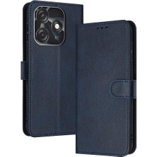 Manyi Mall Tecno Kıvılcım 10C Için Toka Kickstand Pu Deri ile Saf Flip Case (Yurt Dışından)