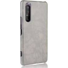 Manyi Mall Sony Xperia 1 Iı Uyumluluk Lychee Desen Retro Kapak Için Retro Kılıf (Yurt Dışından)