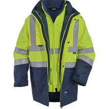 Vizwell VWJK44 300D Oxford 5+1 Reflektörlü Parka