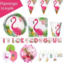 Flamingo Parti Seti 16 Kişilik
