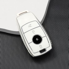 Alazpay Mercedes E C B Serisi C180 C200 W205 W213 E200 300 Uyumlu Anahtar Kılıfı (1 Adet)