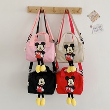 Lebeigo Karikatür Kişilik Küçük Omuz Çantası Kadınlar Için 2024 Yeni Moda Trendi Omuz Çantası Girly Tarzı Crossbody Silindir Çanta (Yurt Dışından)