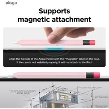 Elago Apple Pencil Usb-C Uyumlu Kalem Görünümlü Silikon Apple Pencil Kılıfı Sarı Yeşil Pembe