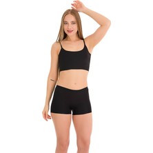 New Lilla 501 Basic Lazer Kesim Dikişsiz Kadın Boxer Külot