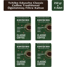 Tchibo Eduscho Classic Coffee Traditional Öğütülmüş Filtre Kahve 250 gr x 4 Adet