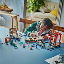 LEGO City Yük Gemili Liman Yaratıcı Oyuncak Yapım Seti 1226 Parça