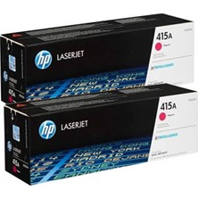 Qstar Hp 415A W2033A Kırmızı Orijinal Yazıcı Toner 1+1  2 Adet  2100 Sayfa Orjinal Mg