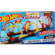 Hot Wheels Çok Çemberli Yarış Seti HDR83 6+ Yaş İçin Çoklu Çemberli Yarış Eğlencesi