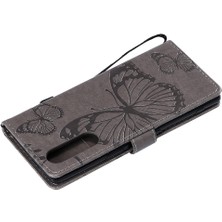 GX Boutique Sony Xperia 5 Flip Kickstand Manyetik Kapak Pu Deri ile Flip Case (Yurt Dışından)