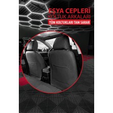 Kurra Store Suzuki Liana Sedan I 1.6 I 16V Glx 4WD (103 Hp) 2002  King Jakar Siyah-Beyaz  Oto Koltuk Araba Kılıfı