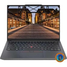 Lenovo E14 21JKBES10M05 I7-1355U 24GB 512SSD+1TBSSD MX550 14" Fullhd Freedos Taşınabilir BILGISAYAR-CNT006