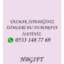 HB Gift Kişiye  Özel Isimli Pleksi Dikiz Ayna Süsü