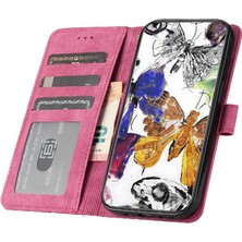 GX Boutique Samsung Galaxy S24 Ultra Cüzdan Manyetik Kapatma Kelebek Için Flip Case (Yurt Dışından)