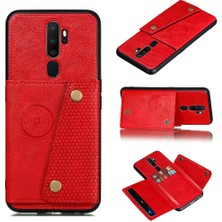 GX Boutique Oppo A11 Buit Için Cüzdan Kılıf Demir Kickstand Kart Tutucu Cüzdan Durumda (Yurt Dışından)