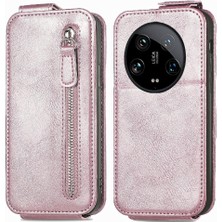 GX Boutique Fermuarlar Xiaomi 14 Ultra Zarif Iş Cüzdan Fonksiyonu Için Flip Case (Yurt Dışından)