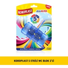 Koroplast Wc Blok 5 Etkili 2 x 50 gr x 2 Paket