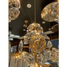 Eczeka Home Led Aydınlatmalı Kristal Taşlı Modern Avize