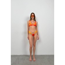 Black Fashion Biye Detay Büzgülü Bikini Takım