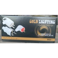 Gold Lighting Beyaz Topraklı Erkek Fiş (Adet Seçiniz)