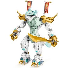 LEGO Ninjago Ice Dragon Zane’in Buz Ejderhası Yaratığı Yaratıcı Oyuncak Yapım Seti 973 Parça