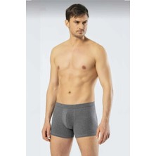 Cacharel 1336 Erkek Bel Bantlı Likralı Uzun Paçalı Boxer-Antrasit