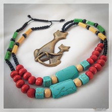 Z Jewelry Art Femı - Etnik ve Otantik Bohem Kedi Kolye